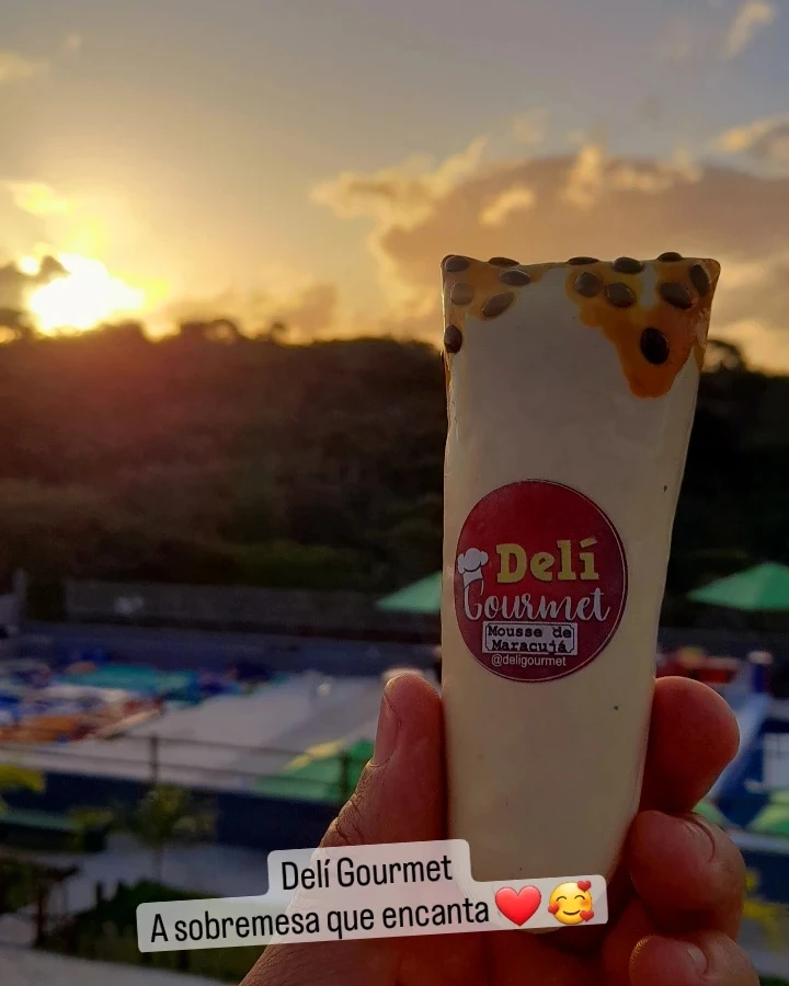 Geladinho Gourmet ao por do sol